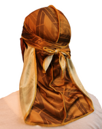 Brown Satin Vivuli Durag